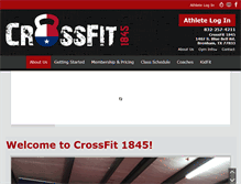 Tablet Screenshot of crossfit1845.com